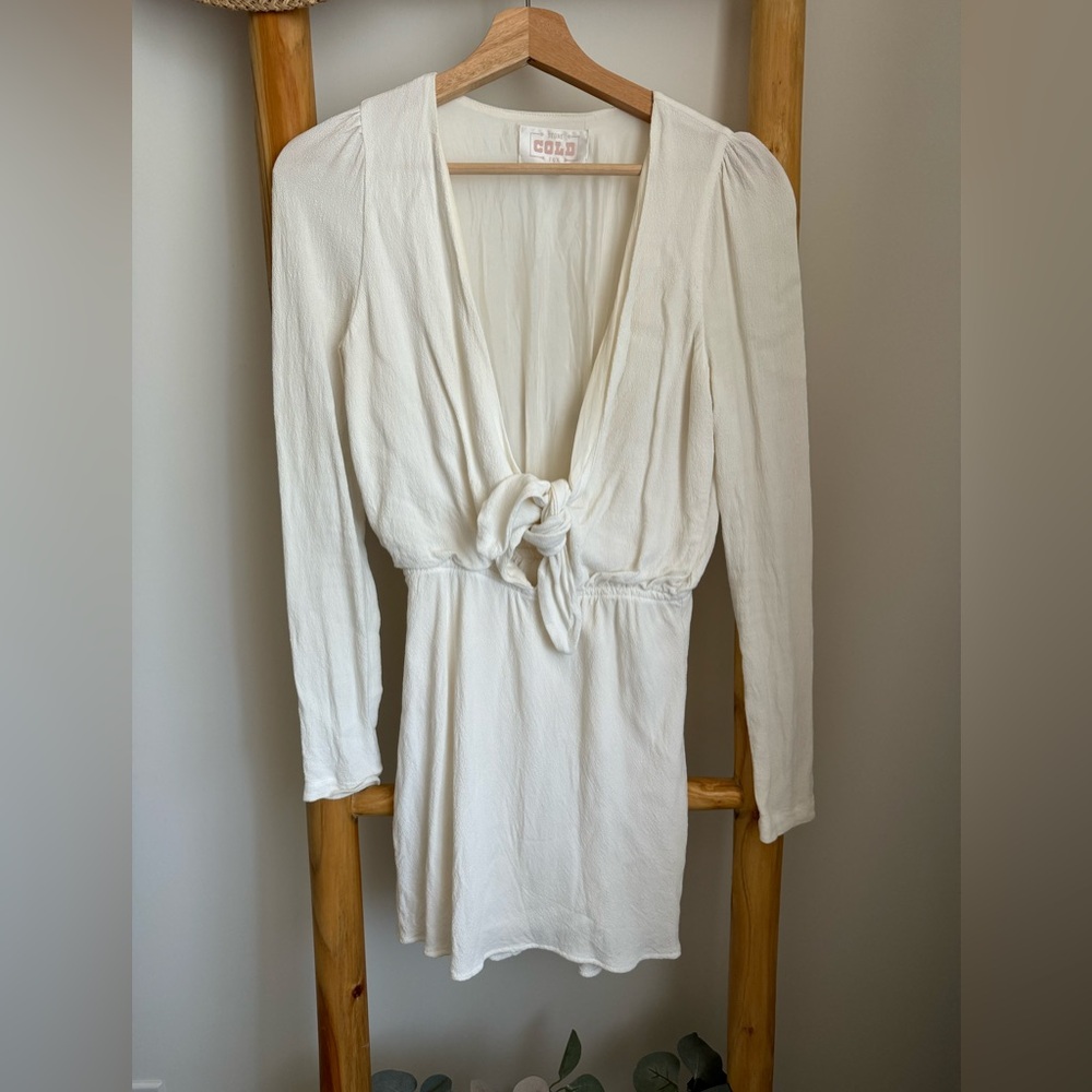 Stone cold fox front tie dress